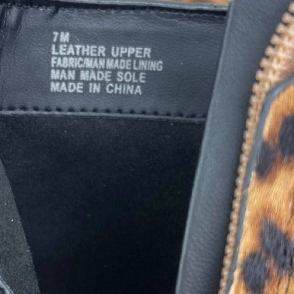 SOLD! Alex Marie Tionna Leopard Haircalf Block Heel Booties NWT - Picture 13 of 13